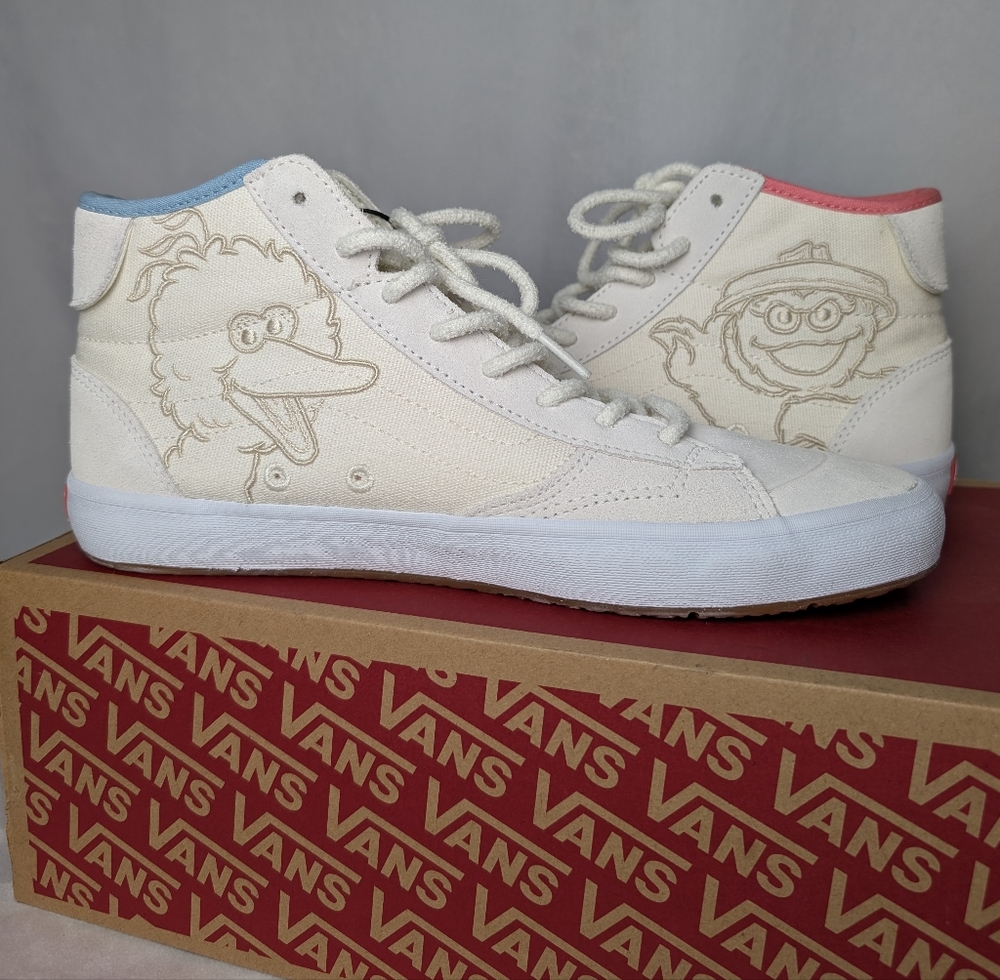 New! Vans X Sesame Street The Lizzie High-Top VR3 Skateboard Shoe Size 10M - Picture 12 of 14